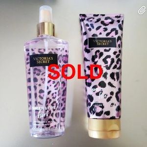 Victoria secret spray and lotion
